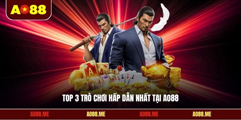 Top 3 trò chơi hấp dẫn nhất tại chuyên mục 